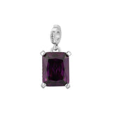 Rosato charm con pietra in argento 925‰
