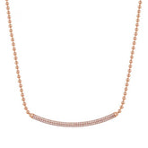 Rosato collana in argento 925‰