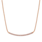 Rosato collana in argento 925‰
