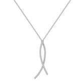 Rosato collana girocollo in argento 925‰