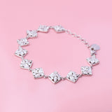 Rosato bracciale in argento 925‰