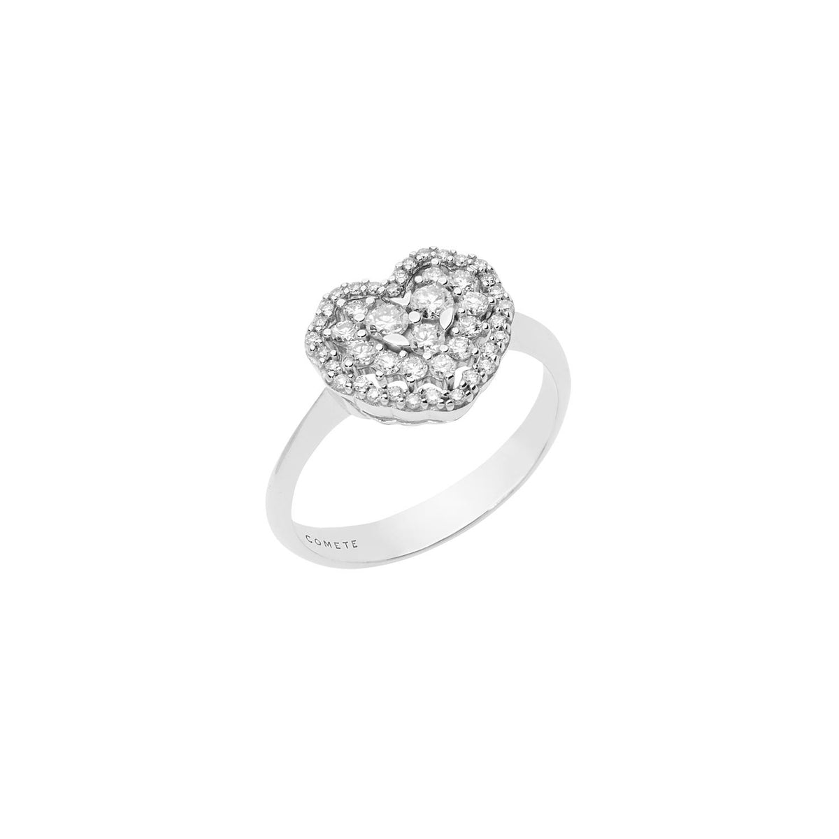 Comete anello in oro 750% e diamanti