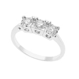 Comete anello trilogy in oro 750% e diamanti