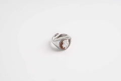 Anello con cammeo in argento 925‰