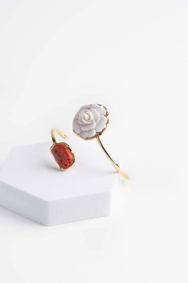 Creazioni Esclusive bracciale rigido in argento 925%