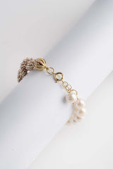 Bracciale in perle con torchon Swarovski