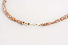 Ciondolo fiore con pavé di Swarovski