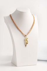 Ciondolo fiore con pavé di Swarovski