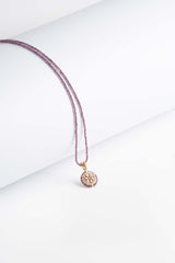 Ciondolo con cammeo inciso a mano e Swarovski