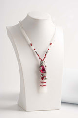 Collana a sciarpa in cristalli