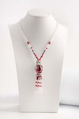 Collana a sciarpa in cristalli