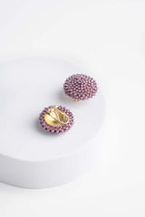 Orecchini a bottone Swaroski