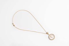 Ciondolo in argento con inserto moneta antica