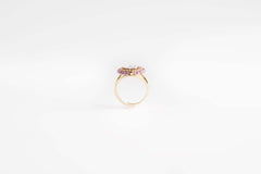 Anello con cammeo inciso a mano e Swarovski