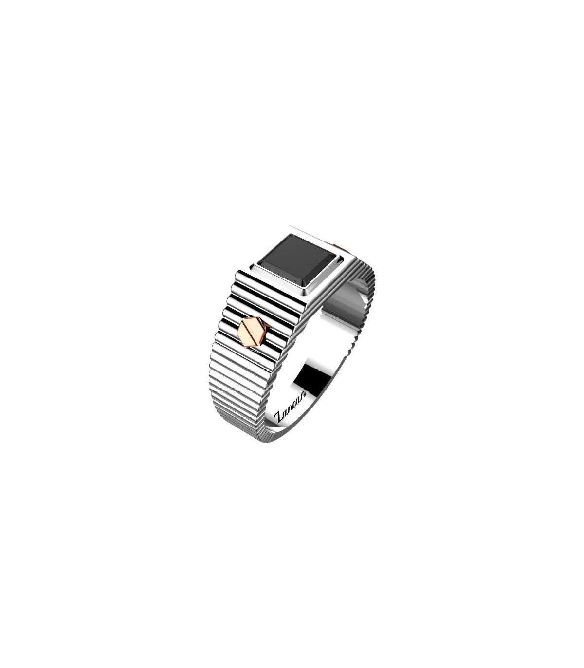 Zancan anello uomo in argento 925%