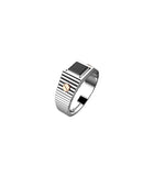 Zancan anello uomo in argento 925%
