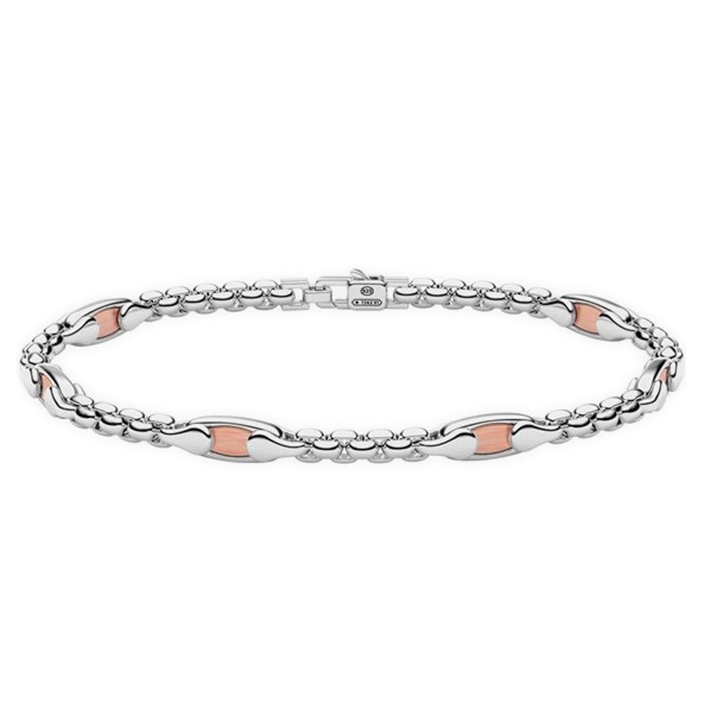 Zancan bracciale in argento 925% e oro 750%