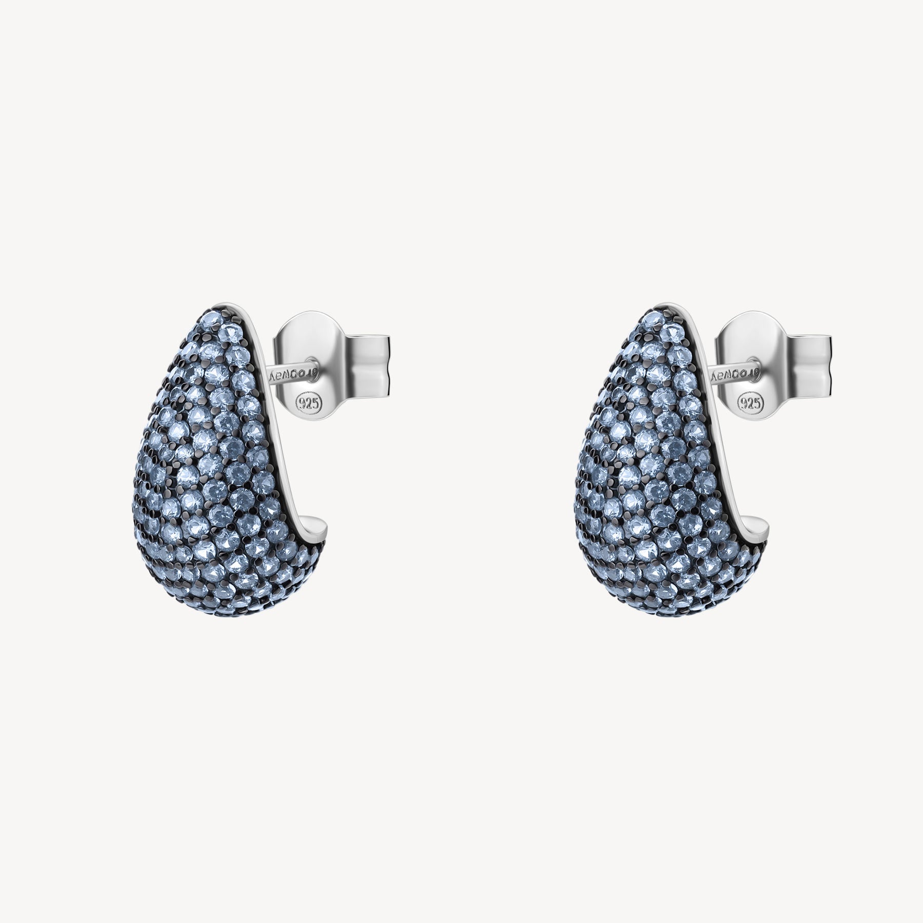 Brosway orecchini  in argento rodiato 925‰.