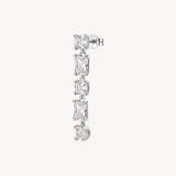 Brosway orecchino singolo in argento rodiato 925‰