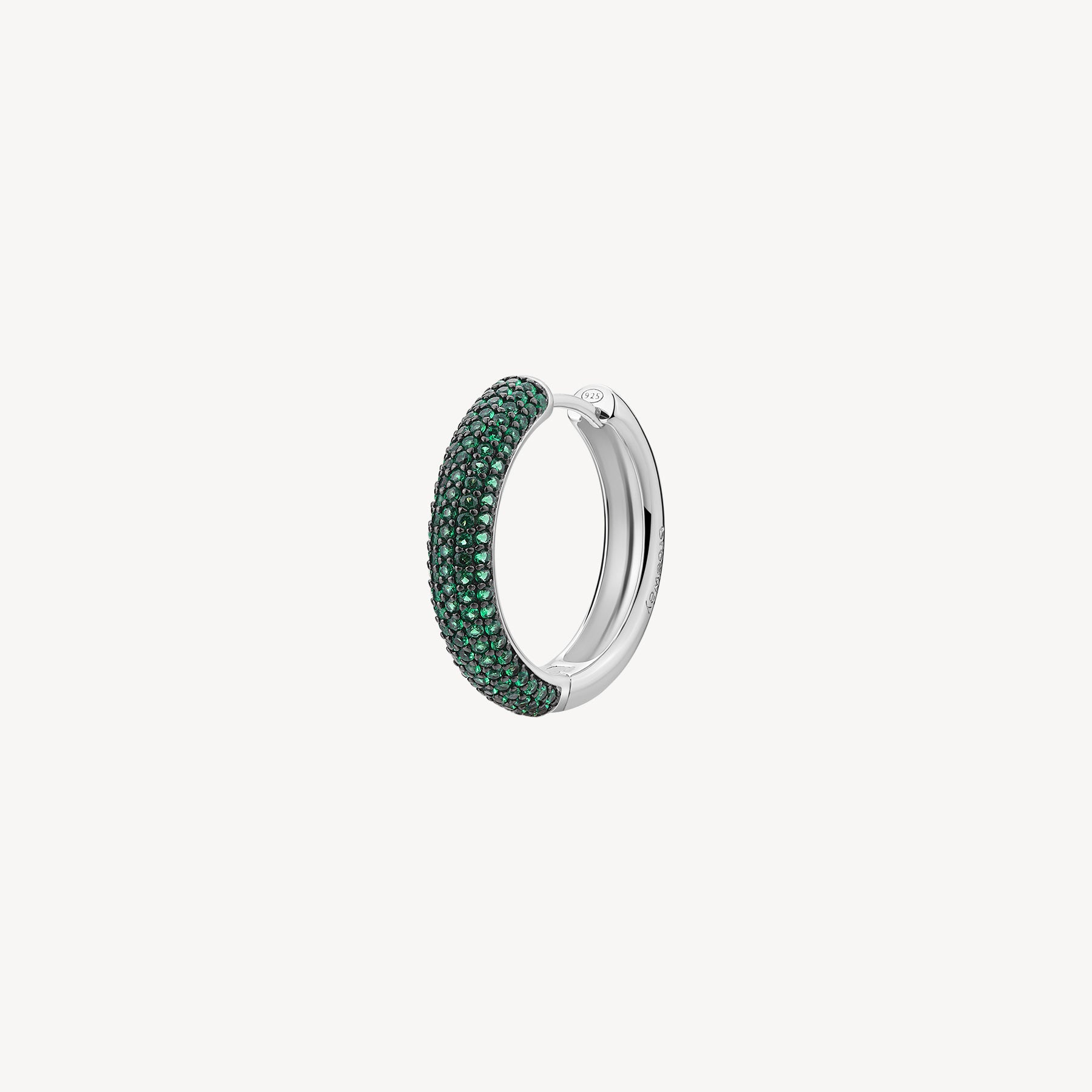 Brosway orecchino singolo in argento rodiato 925‰