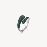 Brosway anello contrarié in argento rodiato 925‰