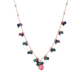 Comete girocollo argento 925% e pietre dure