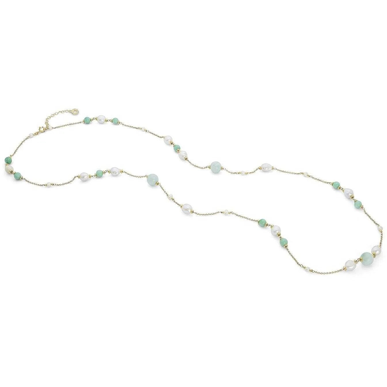Comete collana lunga argento 925% e pietre dure