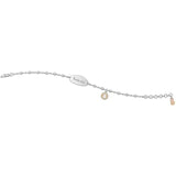 Nanan Bracciale Targhetta Cerchio Orsetto Panna