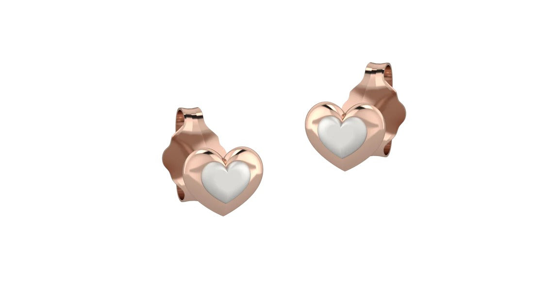 Nanan Orecchino Cuore Rosè