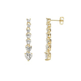 Comete orecchini argento 925%