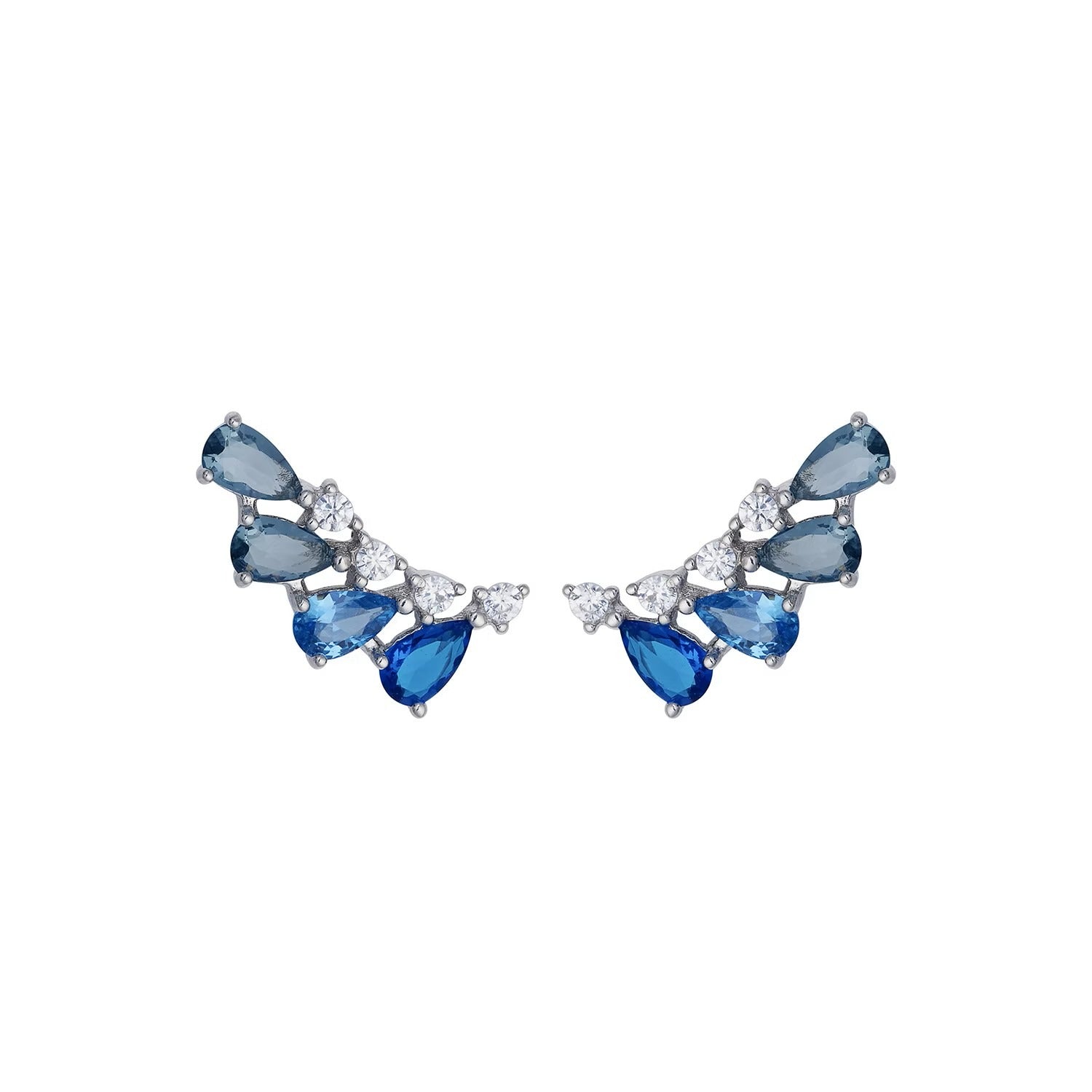 Comete orecchini argento 925%