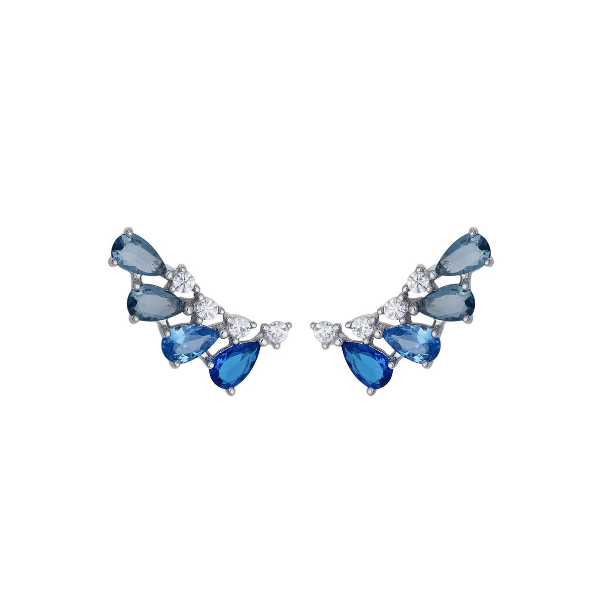 Comete orecchini argento 925%