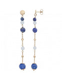 Comete orecchini argento 925% e pietre dure