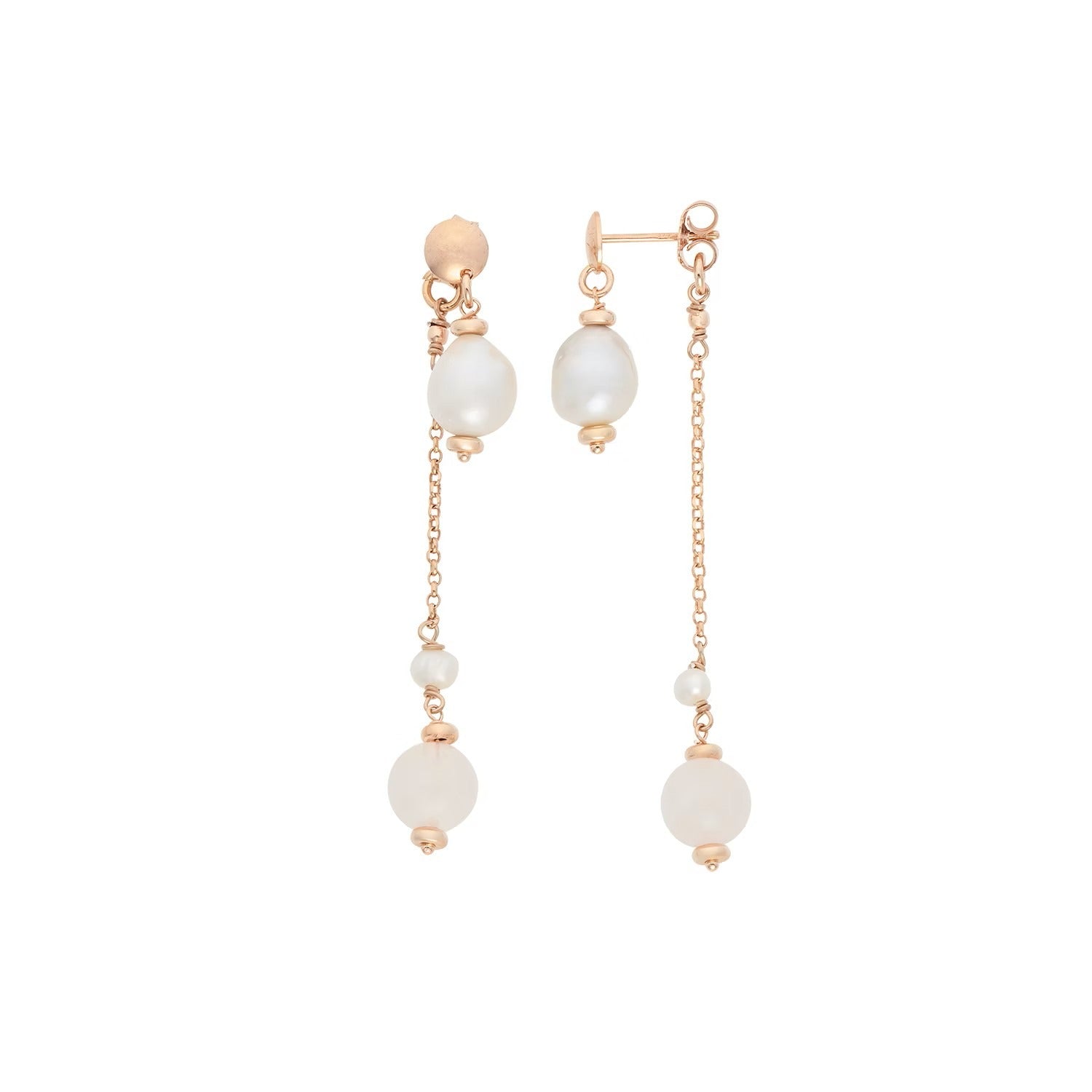 Comete orecchini argento 925% e pietre dure
