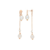 Comete orecchini argento 925% e pietre dure