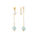 Comete orecchini argento 925% e pietre dure