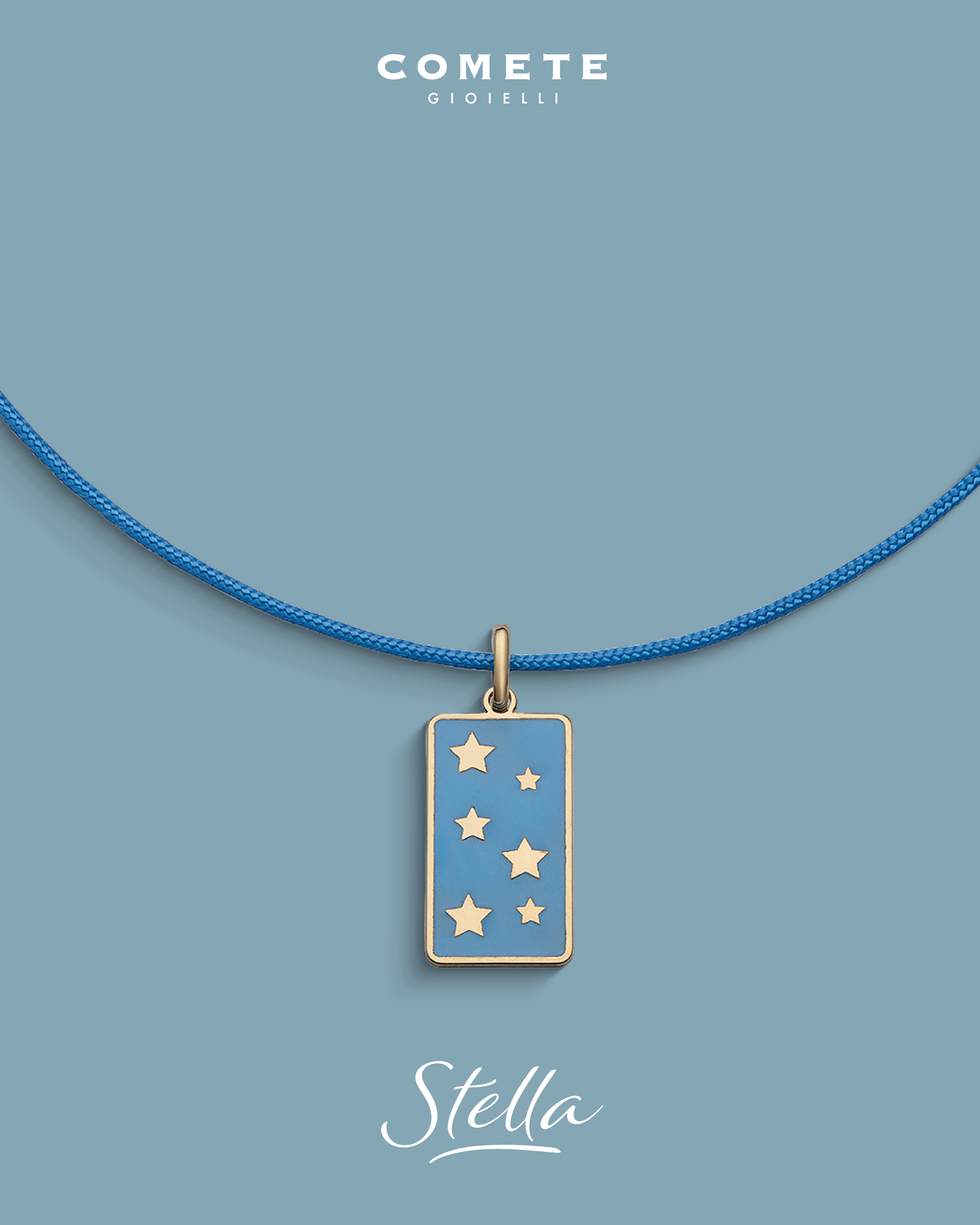Comete charm in oro 375%