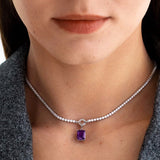 Rosato charm con pietra in argento 925‰