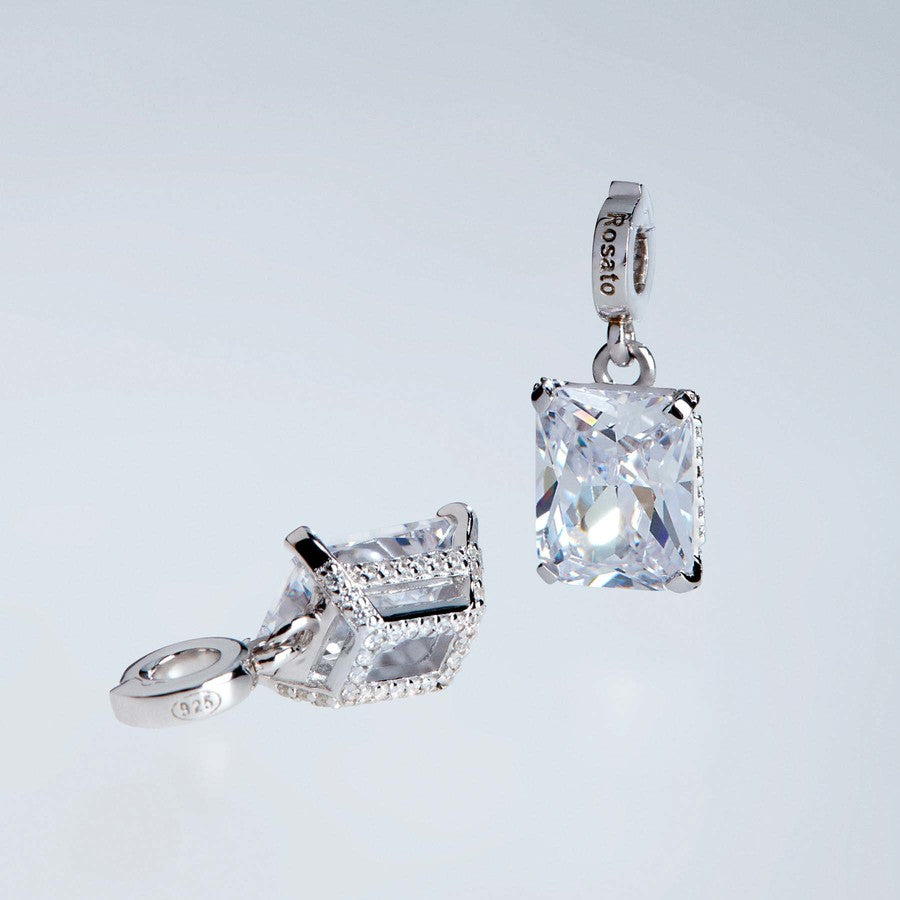 Rosato charm pietra in argento 925‰