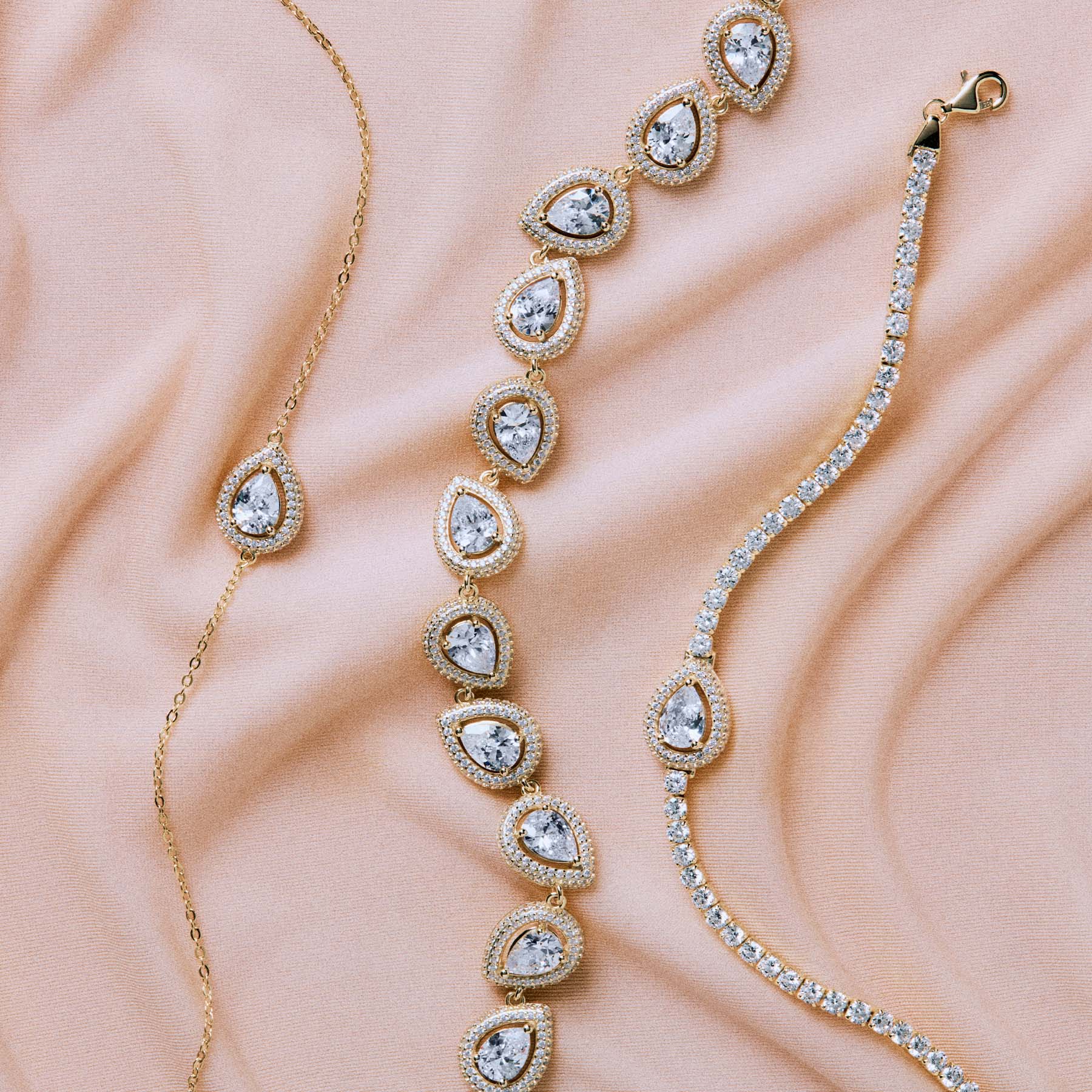 Rosato bracciale  in argento 925‰