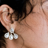 Rosato orecchini in argento 925‰