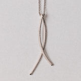 Rosato collana girocollo in argento 925‰