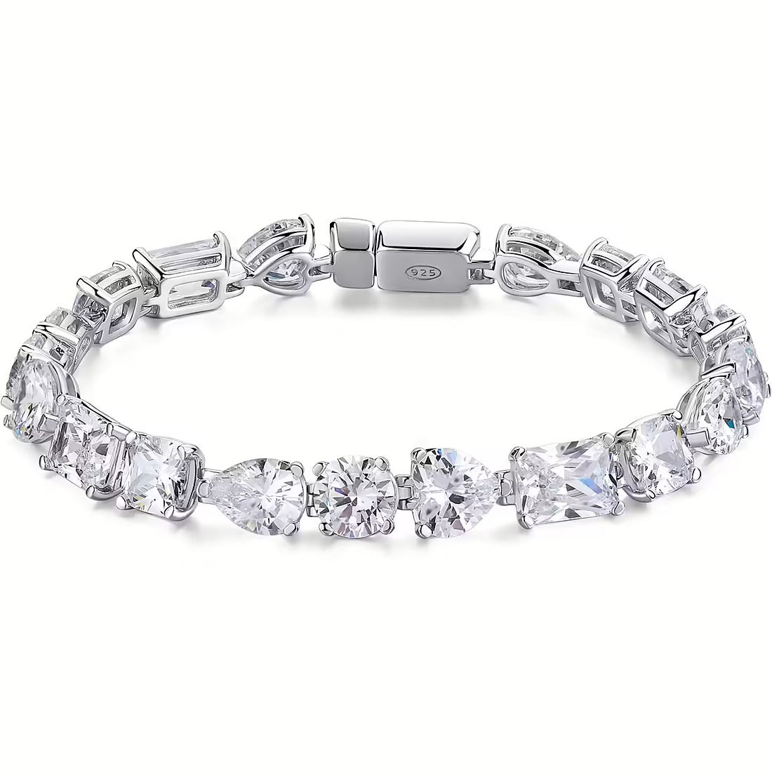 Rosato Bracciale collezione Gemma in argento 925‰, cubic zirconia bianchi.