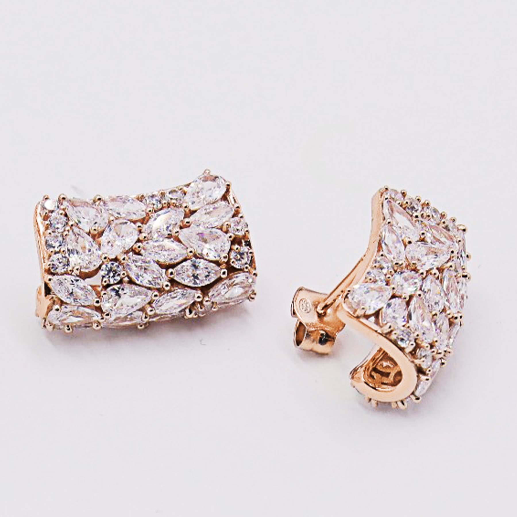 Rosato orecchini lobo in argento 925‰