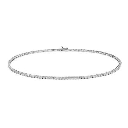 Comete girocollo tennis in argento 925%