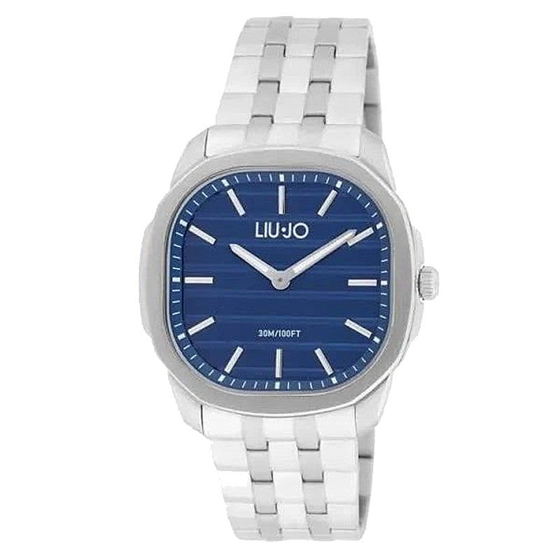 Men's watch with steel strap