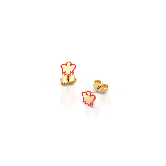 9kt yellow gold earrings