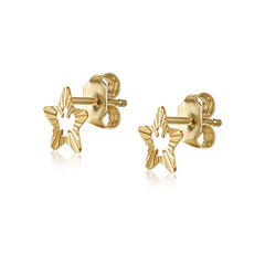 9kt yellow gold earrings
